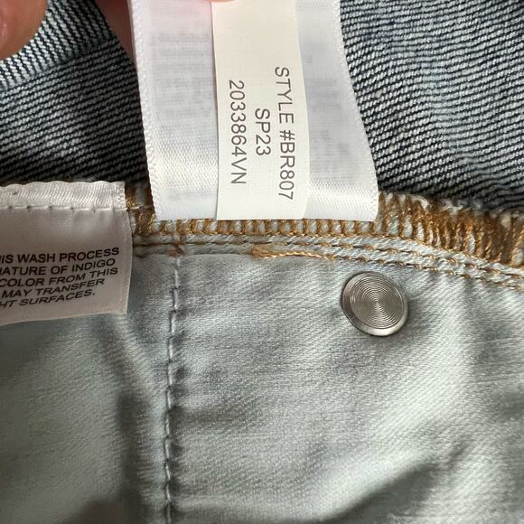 J. Crew High Rise A-line Denim Shorts in ancient laurel wash Size 32 - Picture 12 of 13